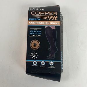 Cooper Fit Compression Socks Men’s 9-12 Women’s 10-13 Black